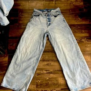 Old Navy baggy wide leg jeans size 8